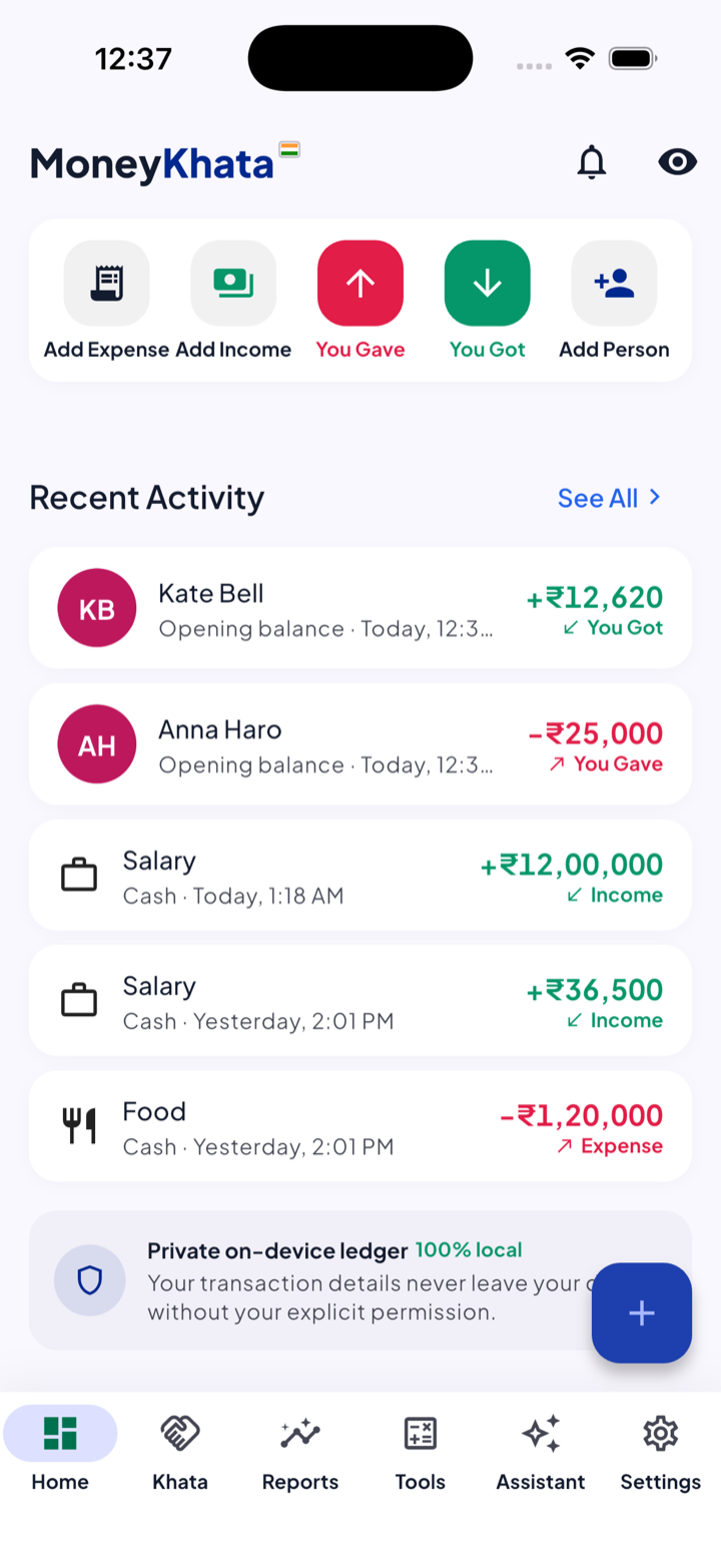 Party ledger